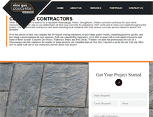 Tablet Screenshot of niceguyconcrete.com
